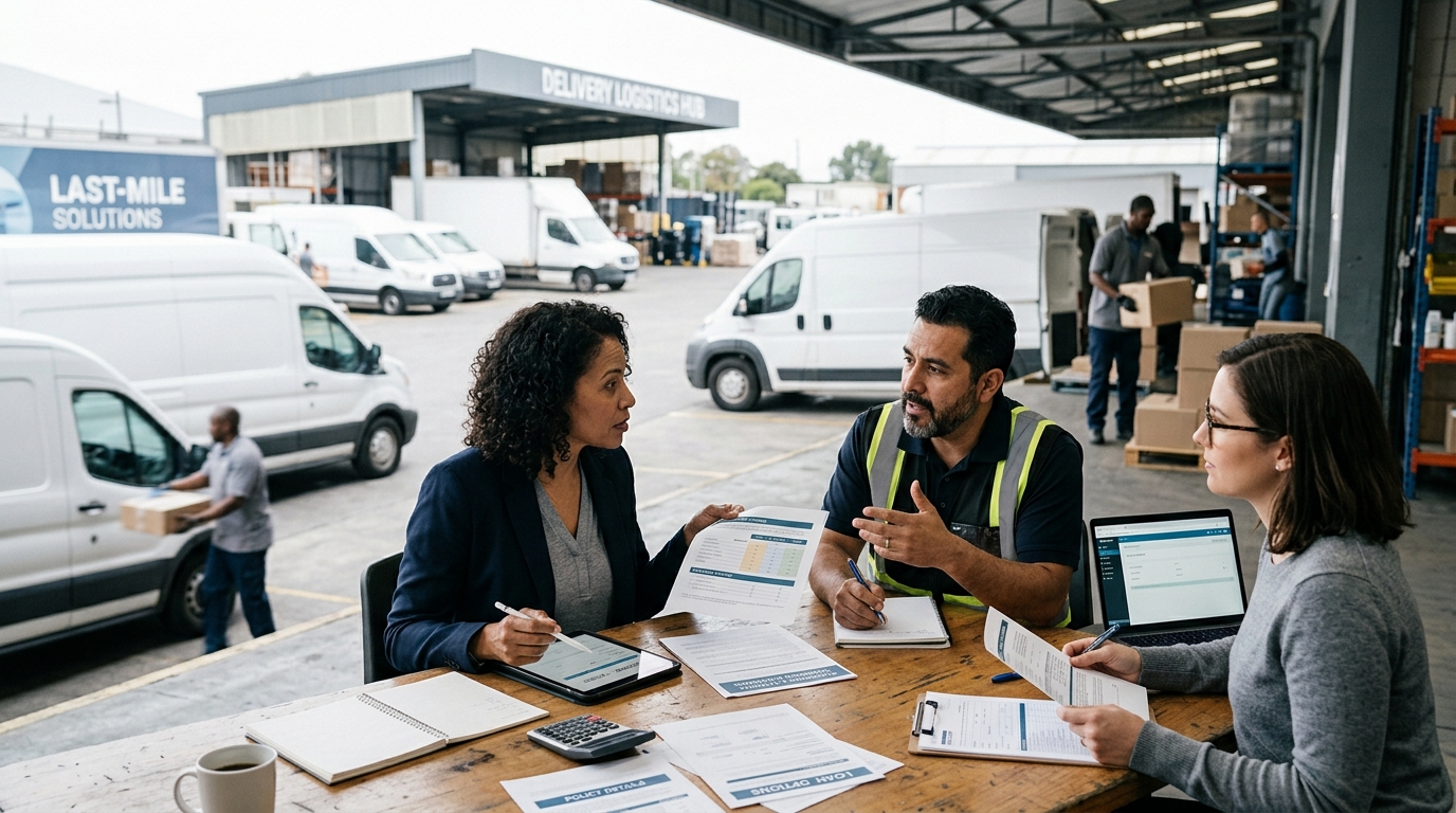 Illustration: Understanding Commercial Delivery Van Insurance: Coverage, Costs & How to Get Financing